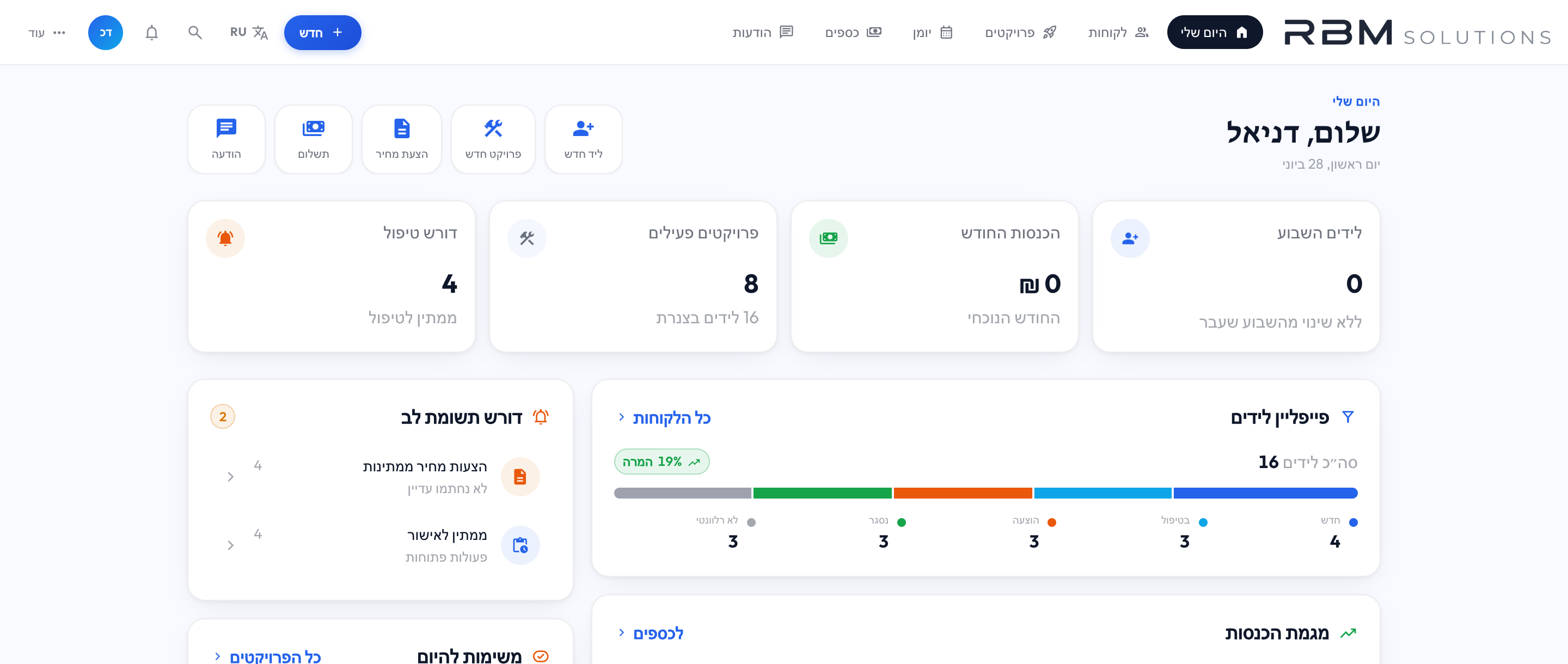 מערכת לניהול קבלני שיפוצים – תפסיק לנהל את העסק מהזיכרון ומה-WhatsApp.